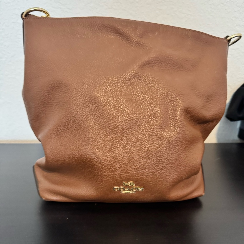 Coach bag - soft brown leather